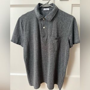 Serge Blanco Men’s polo shirt - Size M, colour grey